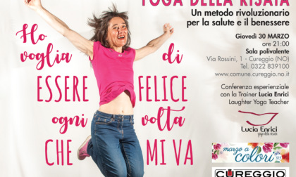 Appuntamento a Cureggio con lo Yoga della risata