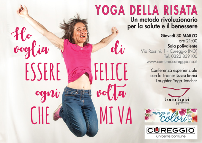 Appuntamento a Cureggio con lo Yoga della risata
