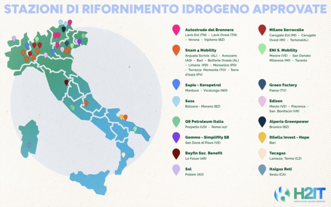 Piemonte ecco dove saranno le prime 5 stazioni di idrogeno: una nel novarese