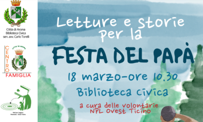 Letture per la Festa del Papà in biblioteca ad Arona