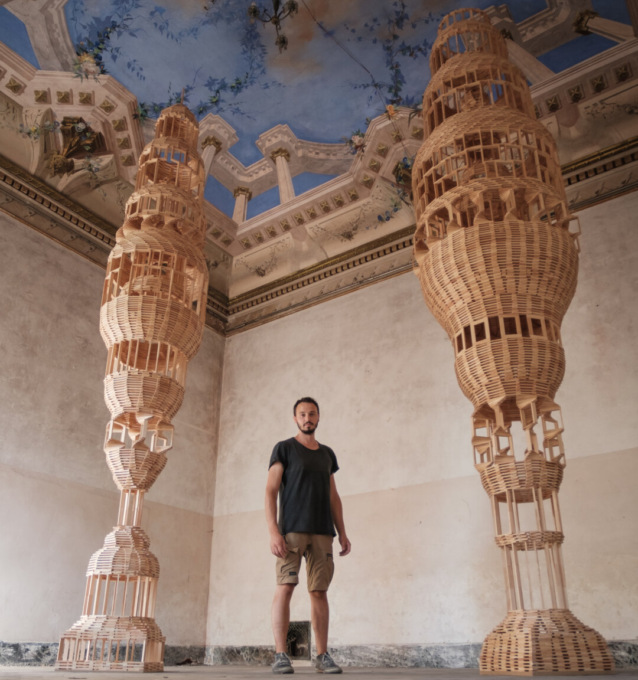 WoodArc conquista il castello di Novara con i suoi mattoncini