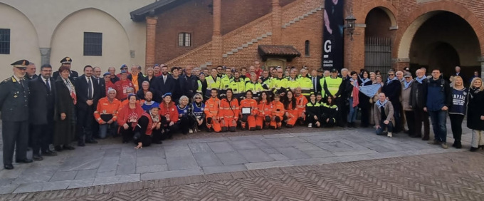 Novara ha detto grazie ai suoi volontari di protezione civile