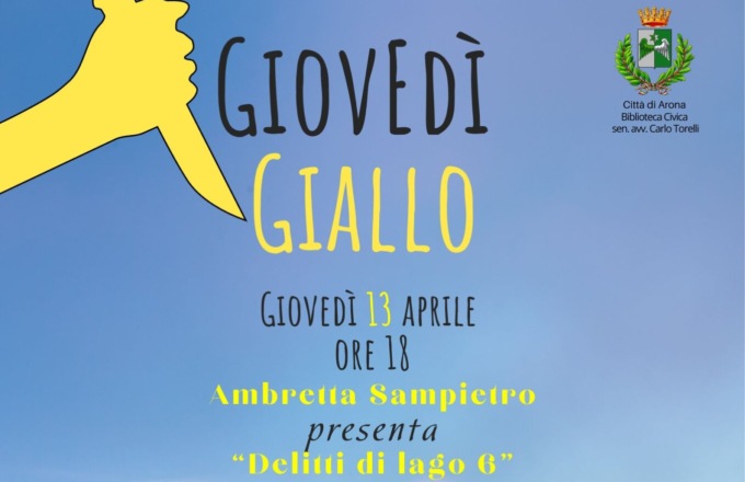 “Giovedì giallo” in biblioteca ad Arona