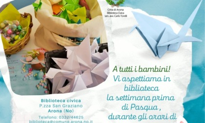 A Pasqua in biblioteca ad Arona ovetti e origami per tutti i bambini