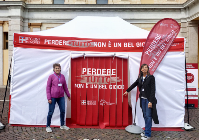 Tappa novarese per la campagna “Perdere tutto non è un bel gioco”