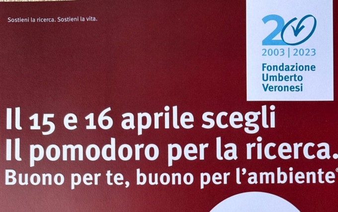 “Il pomodoro per la ricerca”: nel weekend a Novara con Fondazione Veronesi