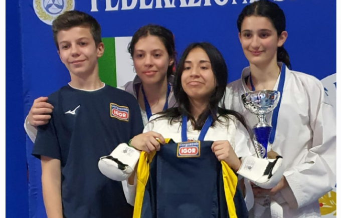 Campionato italiano Karate: 4 novaresi impegnati e 4 medaglie vinte