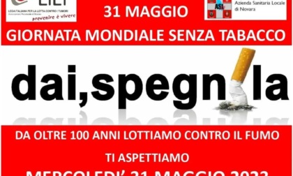 Giornata mondiale senza tabacco: in campo Lilt e Asl No