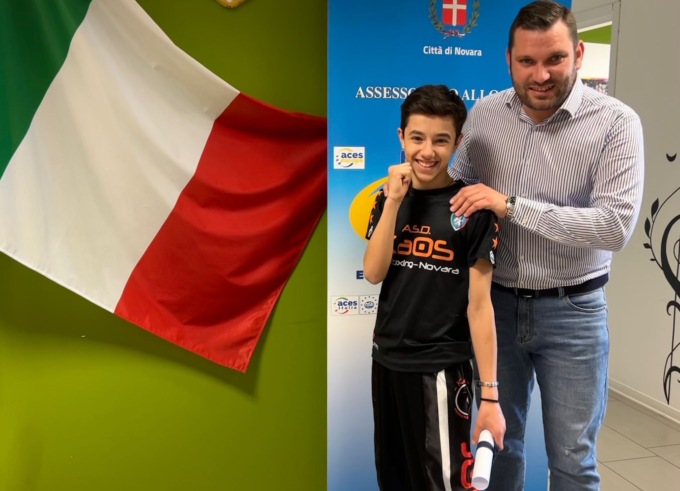 Kickboxing: il tredicenne Federico Sgrò è campione italiano