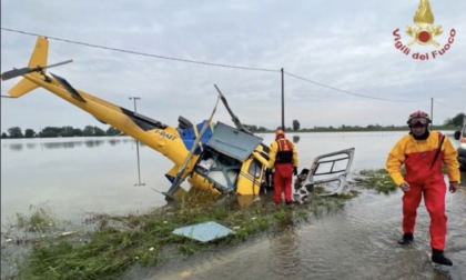 Elicottero ossolano precipita nel Ravennate durante i lavori di ripristino della linea elettrica