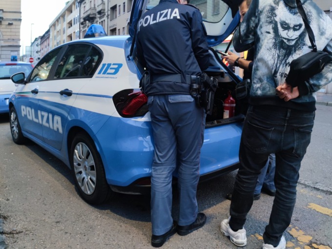 Controlli della Polizia di Stato a Novara e Trecate