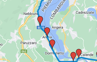 Giro d’Italia nel novarese sabato 20 maggio