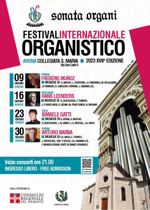 Ad Arona il 17° Festival Organistico Internazionale