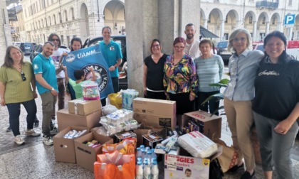 Trecate: consegnati i beni raccolti per aiutare gli alluvionati