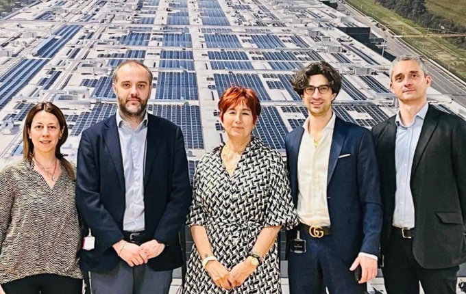 Il sindaco Binatti e il Questore di Novara in visita al polo logistico di “Kering”