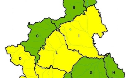 Attenzione allerta gialla emanato da Arpa