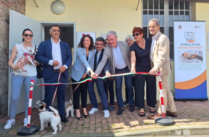 Veterinario gratis per i più fragili: inaugurato ambulatorio a Novara