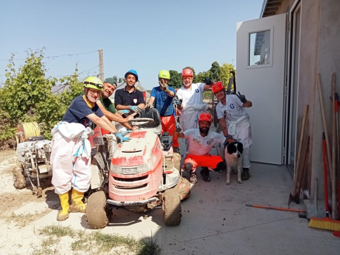 L’impegno dei volontari di Anpas Piemonte in Emilia Romagna