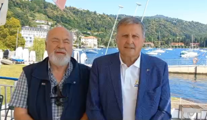 Presidente nazionale della Lega Navale Italiana in visita a Meina