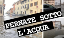 "Dieci minuti di pioggia e Pernate è finita sott'acqua" - FOTO E VIDEO