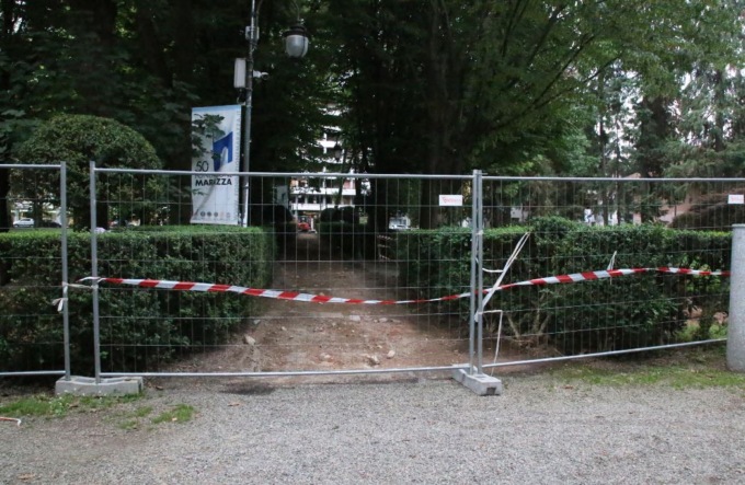 Cantieri aperti nel parco di Villa Marazza a Borgomanero