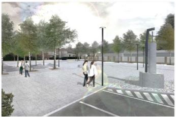 Lavori in piazza Comolli a Oleggio Castello: cambiano viabilità e parcheggi