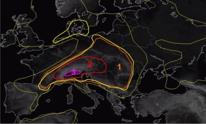 Avviso per temporali estremi in serata su novarese e Vco