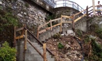 Ultimata la scala di accesso tra la Statale del Sempione e Le Rocchette