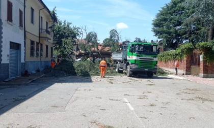 L'Associazione Rescue Drones Network OdV a Trecate per i danni del maltempo