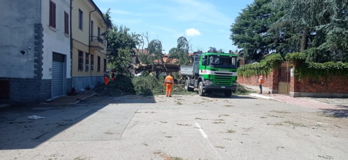 L’Associazione Rescue Drones Network OdV a Trecate per i danni del maltempo