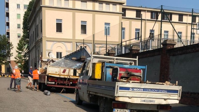 Interventi all’Iti Omar: cantiere e sopralluogo