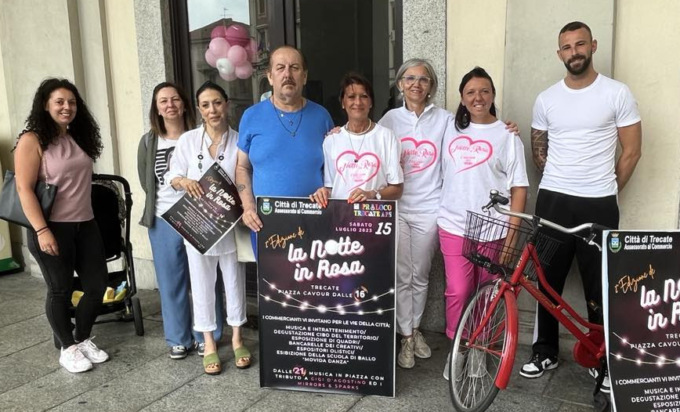 Conto alla rovescia per la seconda “Notte in rosa” trecatese