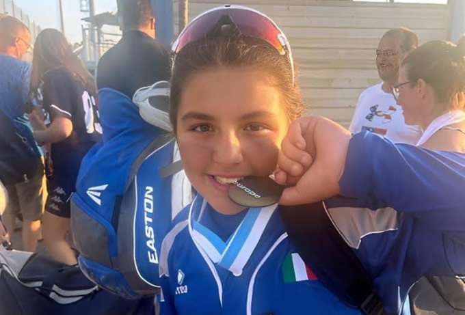 Softball: un oro importante per la giovanissima Cloe Guzzon del PortaMortara