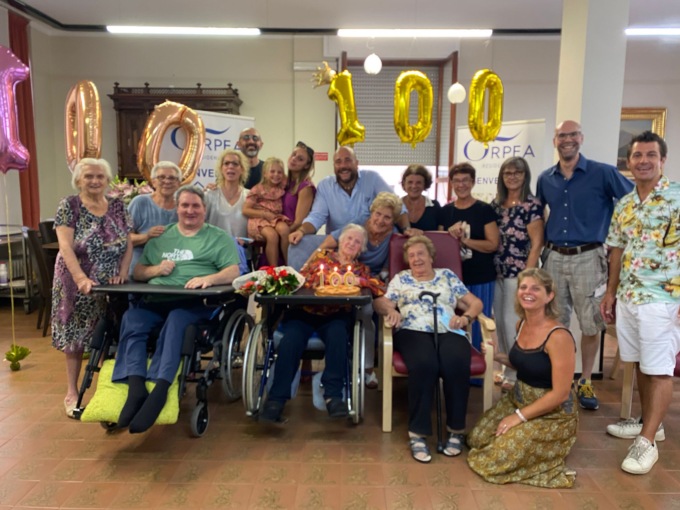 Festa per tre centenarie a Novara