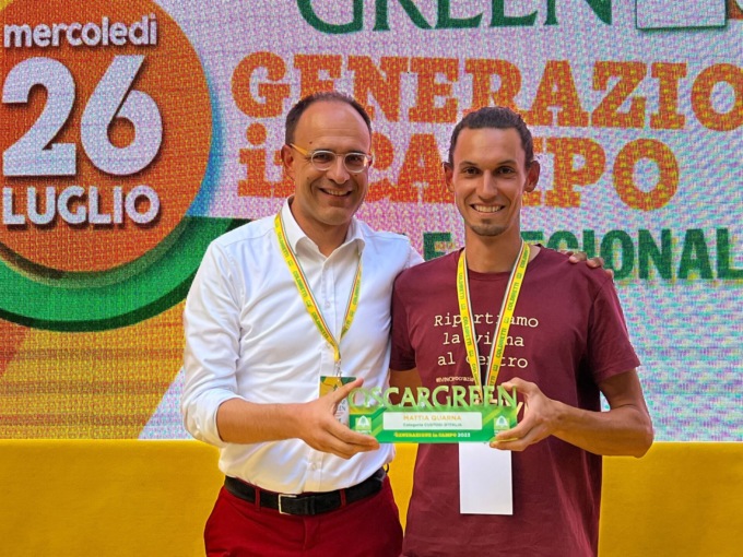 Giovane viticoltore novarese finalista all’Oscar Green 2023