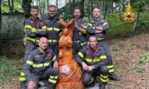 Una scultura in memoria della tragedia del Mottarone