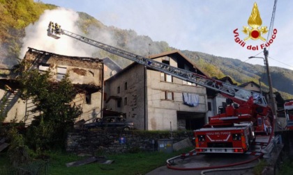 Spaventoso incendio nel Vco: una persona è morta, due feriti