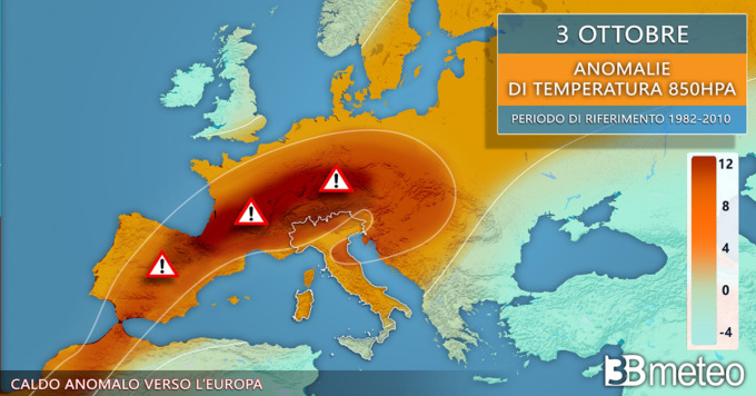 Escalation continua di caldo: nuovi record previsti pure per ottobre