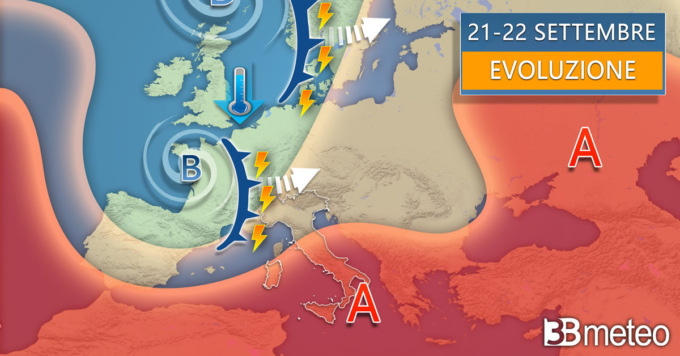 Settimana movimentata tra forti temporali, caldo anomalo e vortice ciclonico