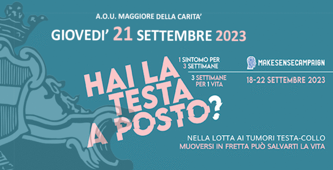 Tumori testa-collo: A Novara la campagna gratuita di prevenzione