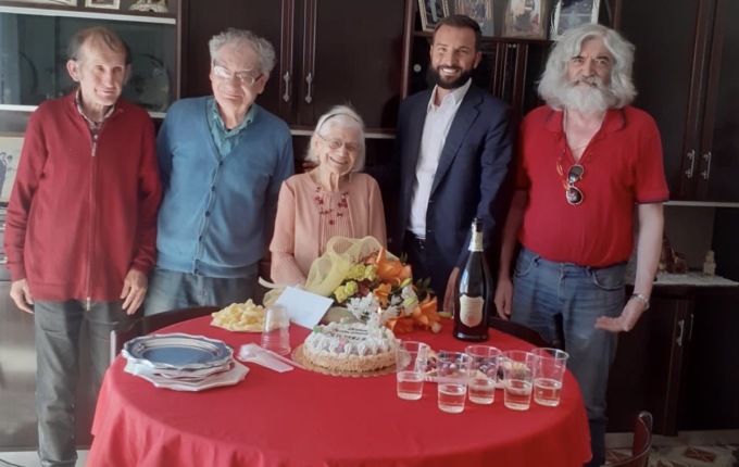 Auguri a Carmela Trapani, novarese 101enne
