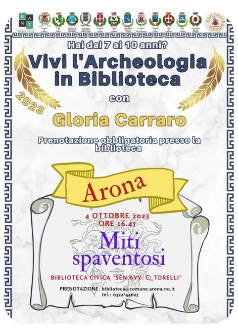 Piccoli archeologi crescono.. in Biblioteca ad Arona