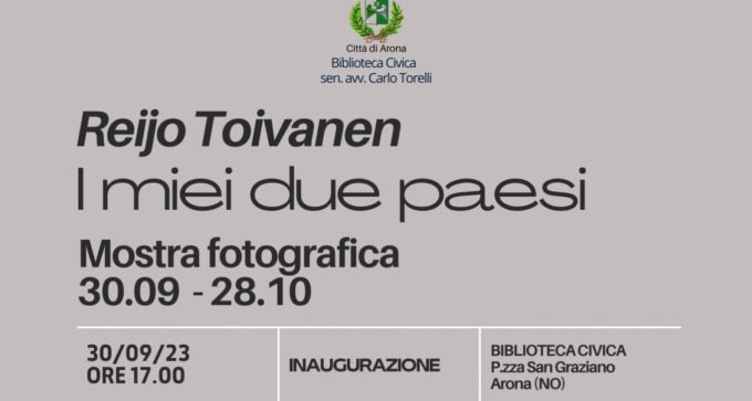 “I miei due paesi: Finlandia e Italia” viste attraverso le foto di Reijo Toivanen