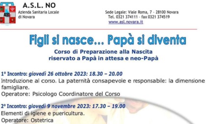 Corso di preparazione alla nascita per i papà a Novara