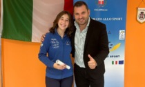 La campionessa novarese di equitazione Aurora Frego ricevuta in comune