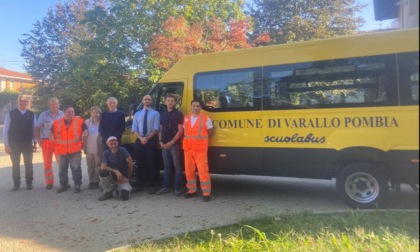 Nuovo scuolabus per i bambini di Varallo Pombia