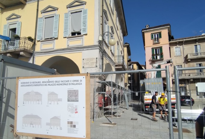 Partiti i lavori di riqualificazione dello storico palazzo del Municipio a Verbania