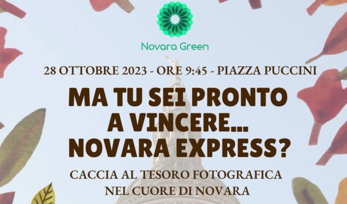 Novara Green organizza: “Novara Express” caccia al tesoro fotografico