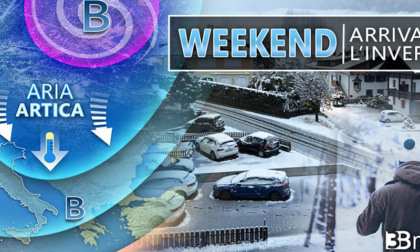 L’inverno fa sul serio: weekend e prossima settimana con freddo, maltempo e neve a quote basse