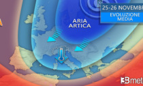 Arriva l'inverno nel weekend: irruzione artica con freddo, vento e anche la neve